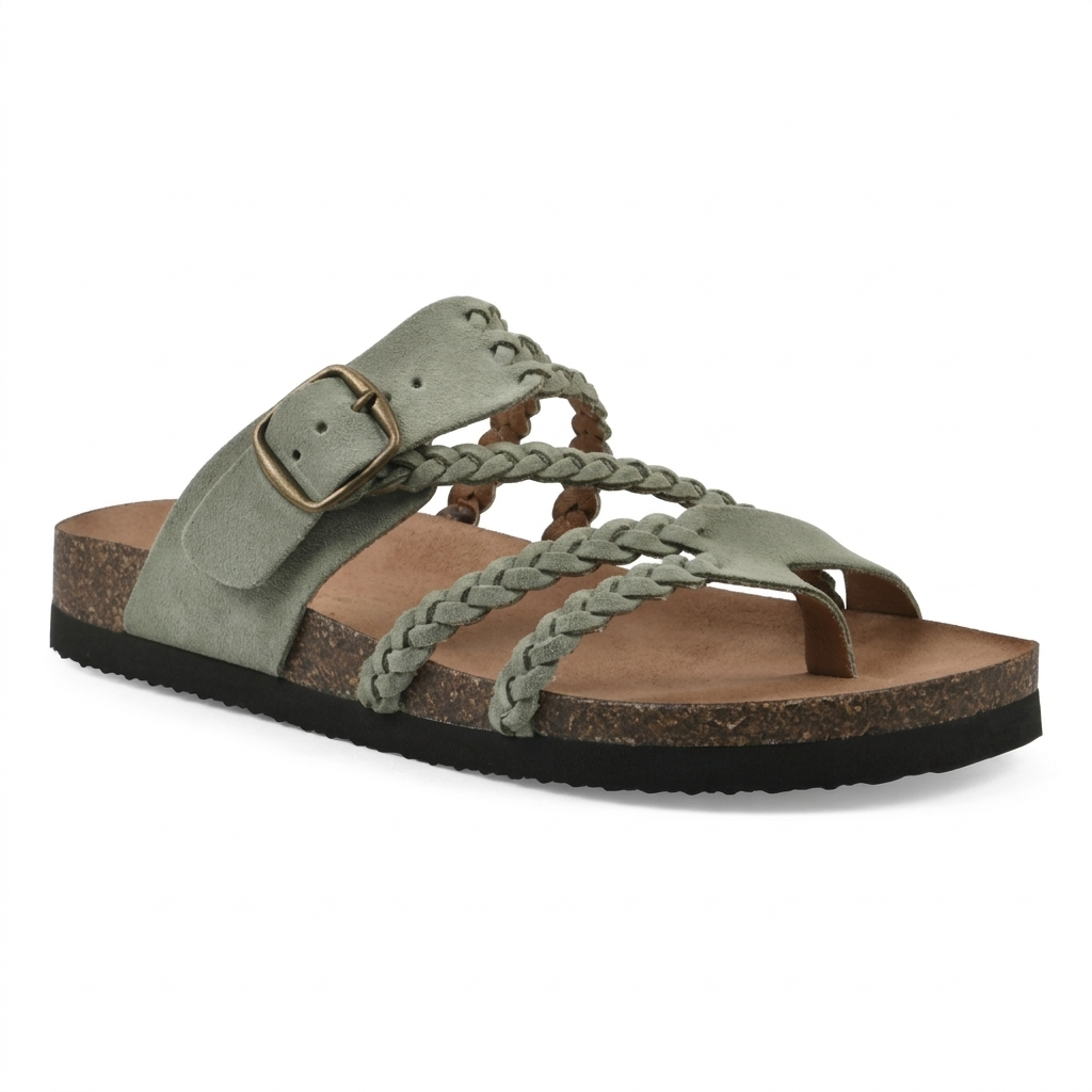 OrthoFlow™ | Braided Cork Sandals