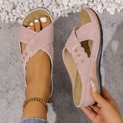 OrthoFlow | Stylish Orthopedic Wedge Sandals