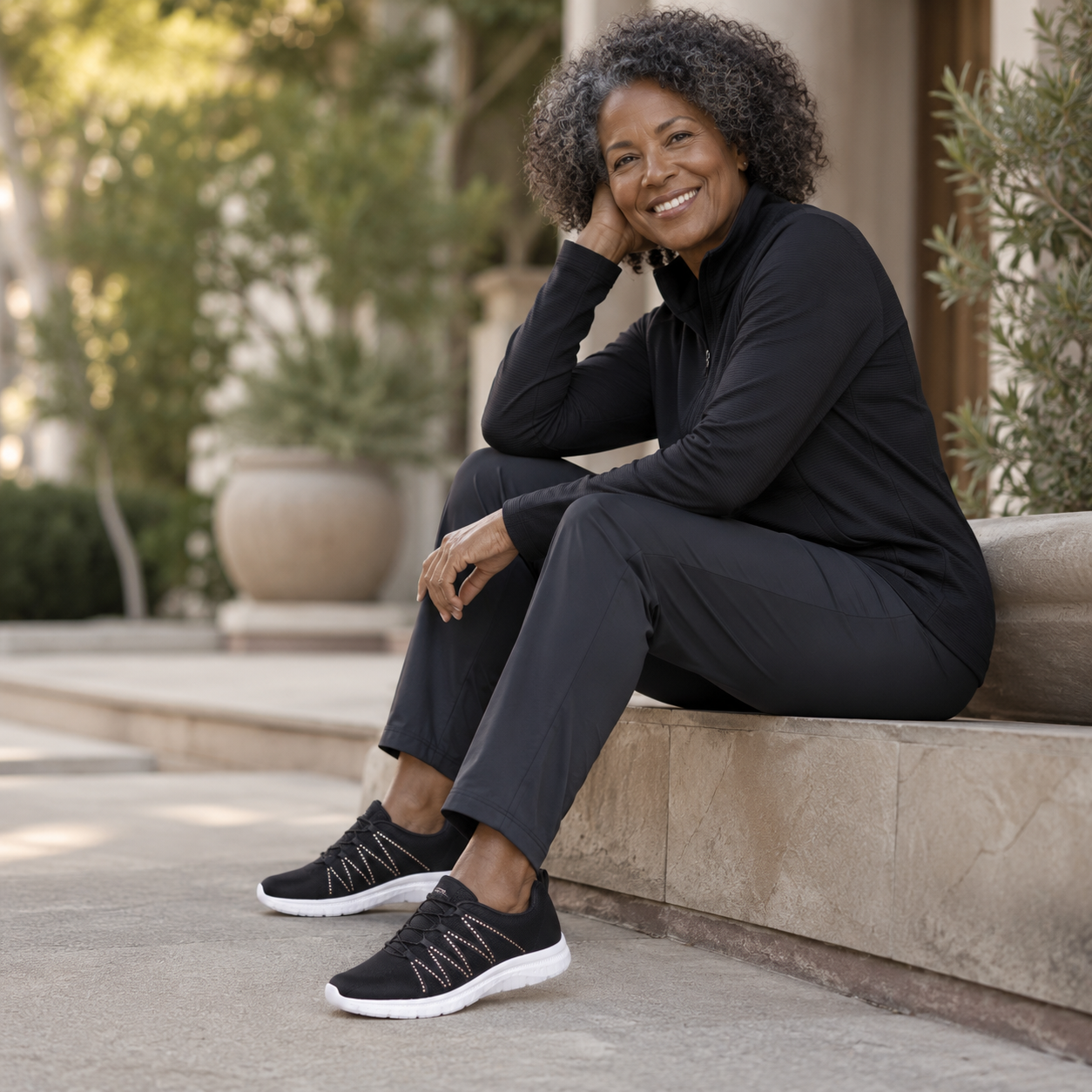 OrthoPath™ | Sparkle Knit Comfort Sneakers