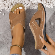 OrthoFlow | Stylish Orthopedic Wedge Sandals