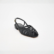OrthoPath™ | Braided Leather Slingback Flats