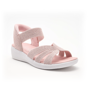 OrthoFlow™ | Stretch Knit Wedge Sandals
