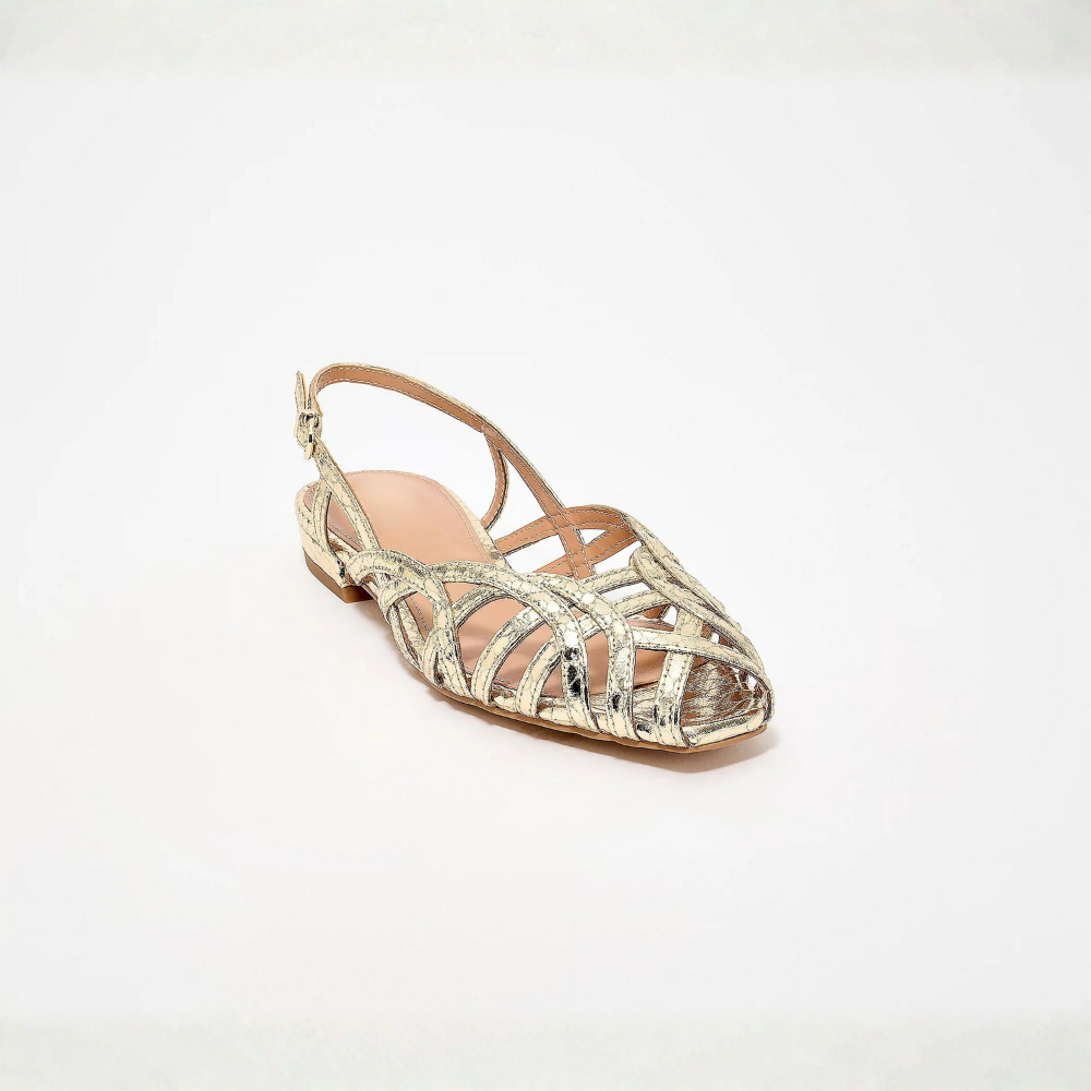 OrthoPath™ | Braided Leather Slingback Flats