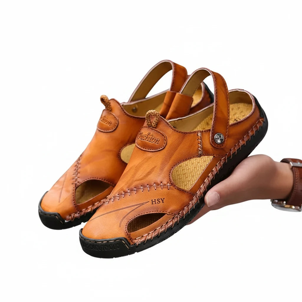 OrthoFlow™ | Orthopedic Leather Sandals