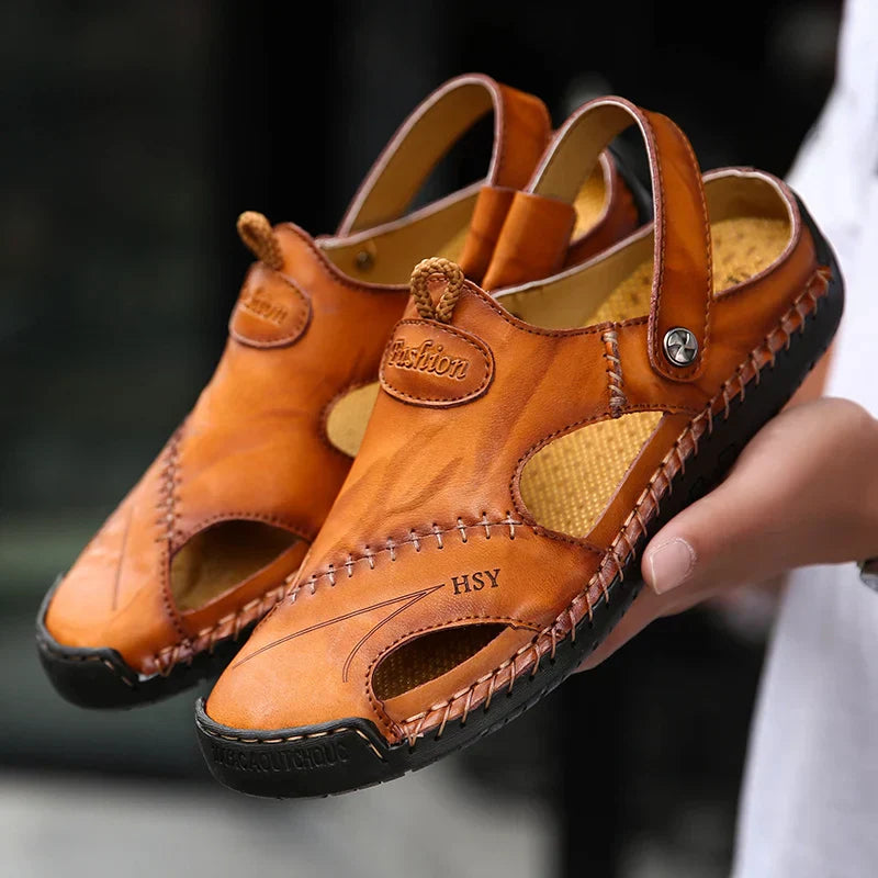 OrthoFlow™ | Orthopedic Leather Sandals