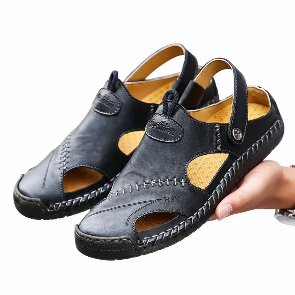 OrthoFlow™ | Orthopedic Leather Sandals