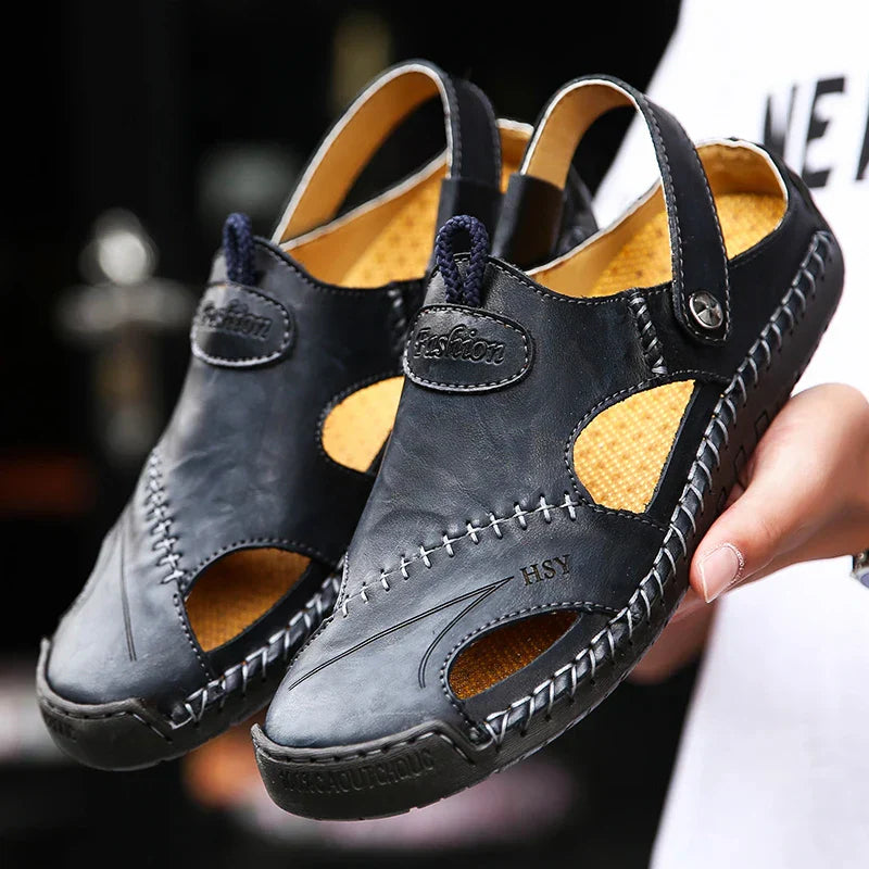 OrthoFlow™ | Orthopedic Leather Sandals