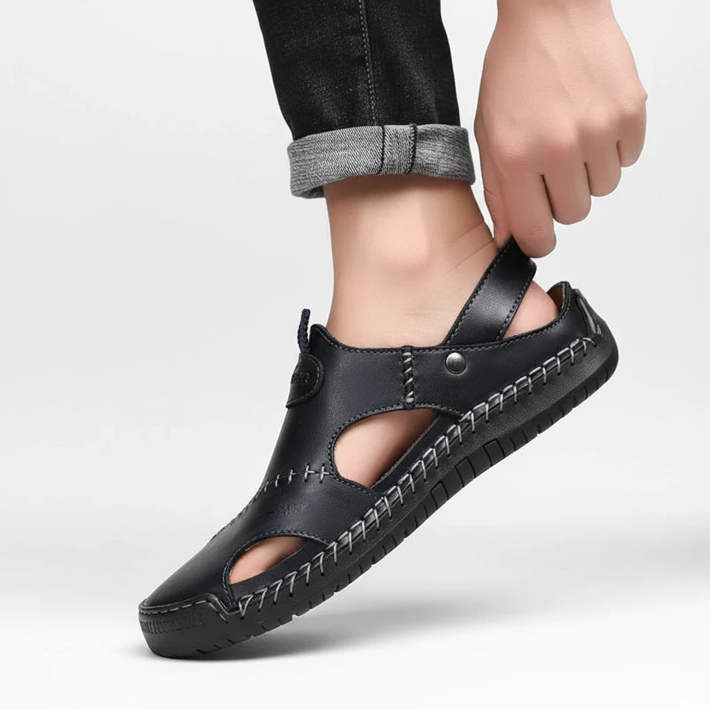 OrthoFlow™ | Orthopedic Leather Sandals