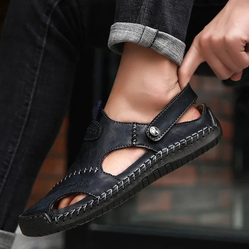 OrthoFlow™ | Orthopedic Leather Sandals
