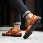 OrthoFlow™ | Orthopedic Leather Sandals
