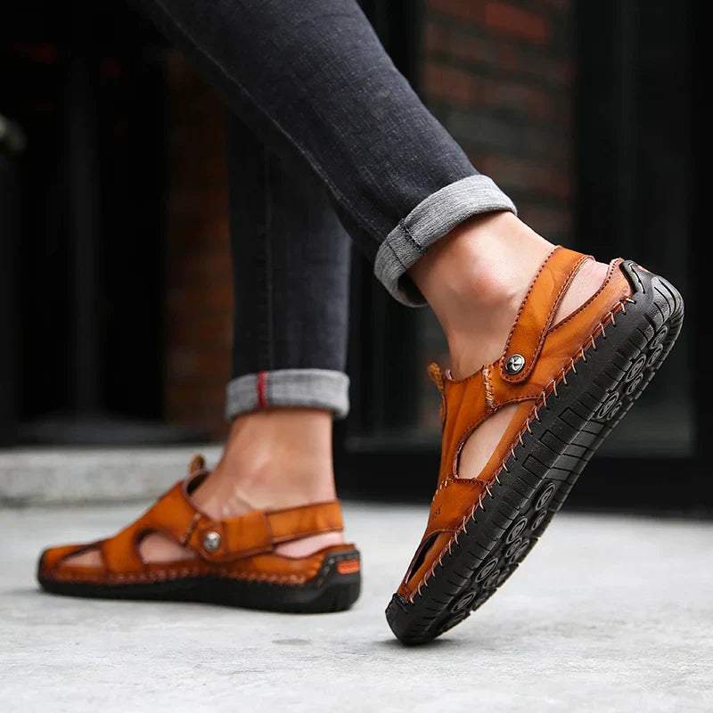OrthoFlow™ | Orthopedic Leather Sandals