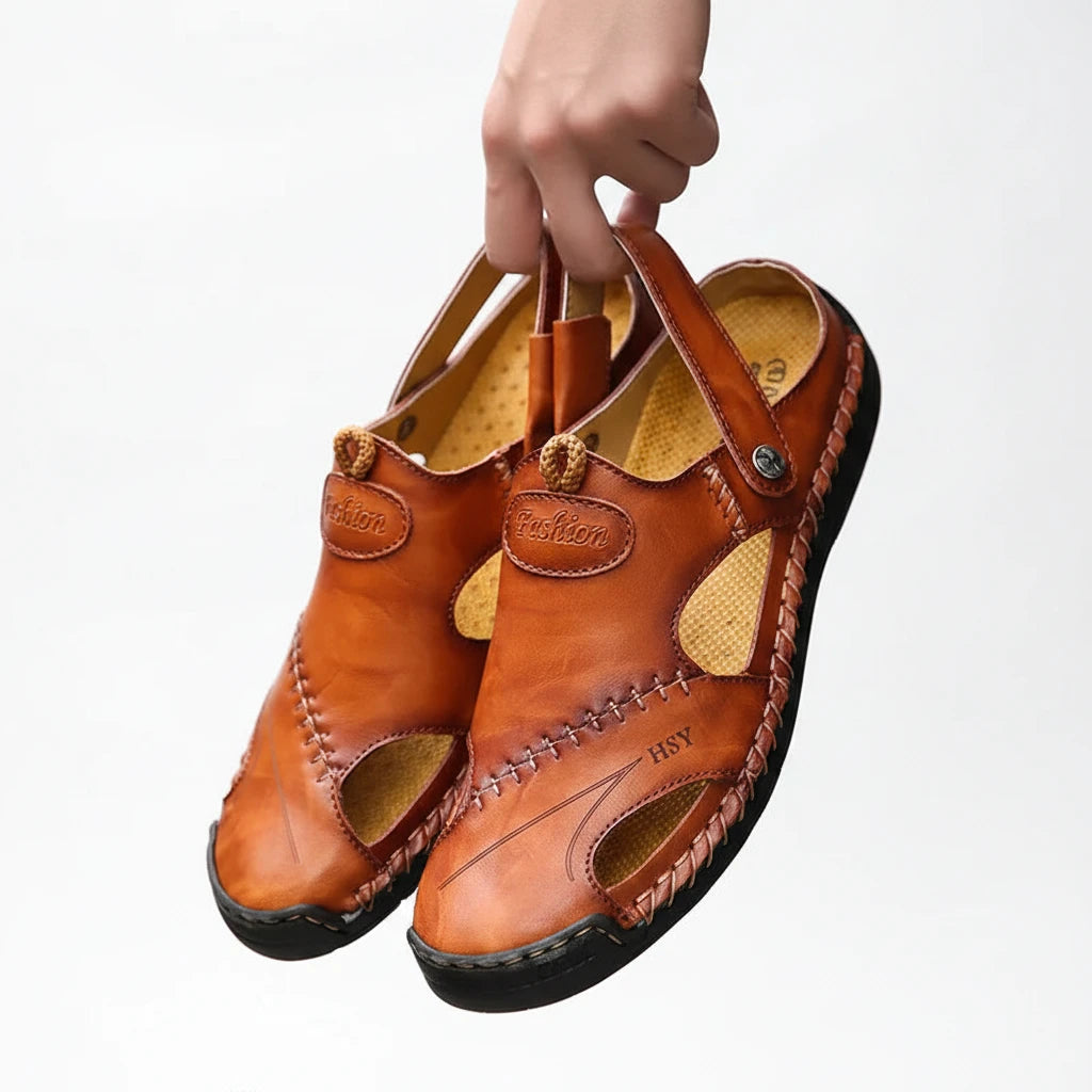 OrthoFlow™ | Orthopedic Leather Sandals