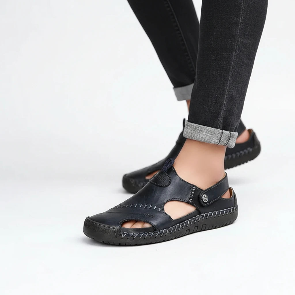 OrthoFlow™ | Orthopedic Leather Sandals