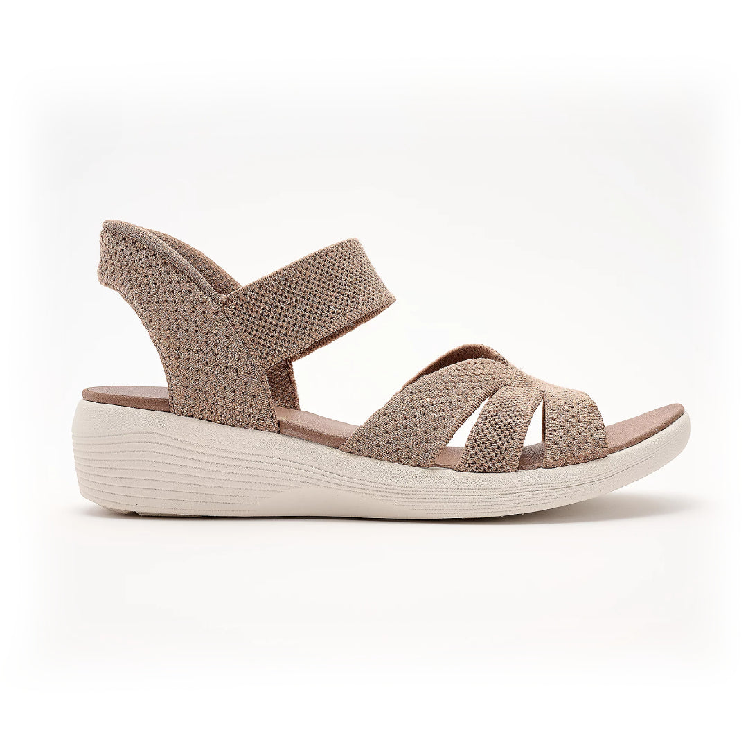OrthoFlow™ | Stretch Knit Wedge Sandals
