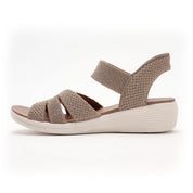 OrthoFlow™ | Stretch Knit Wedge Sandals
