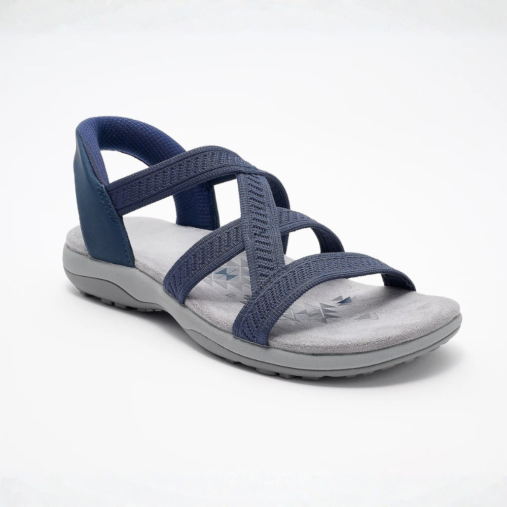 OrthoFlow™ | Knit Crossover Comfort Sandals