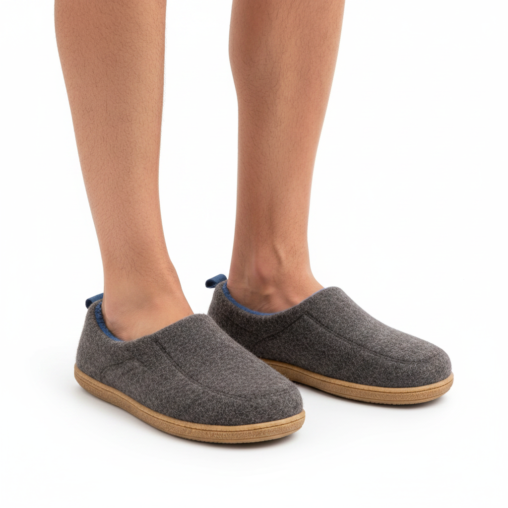 OrthoRest CozyCore | Orthopaedic Indoor Slipper – Hard Sole & Fleece Support