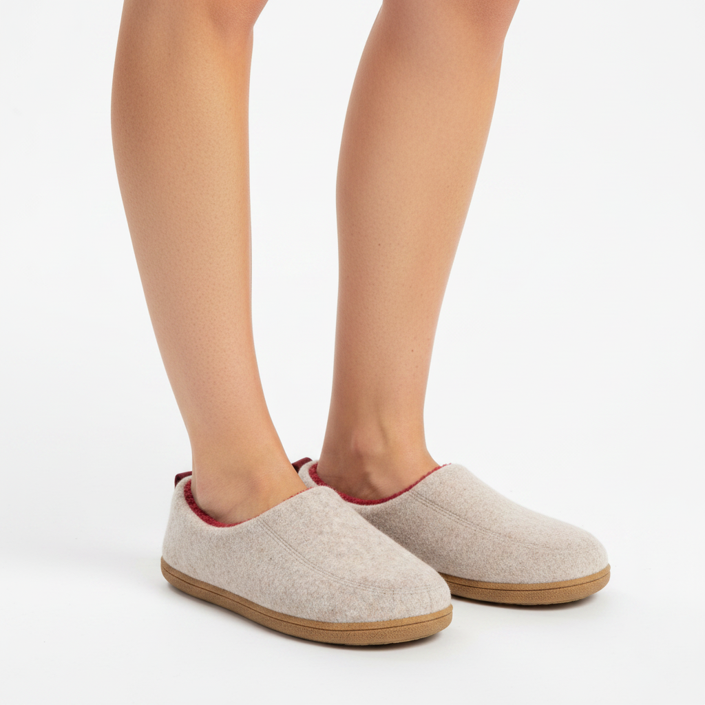OrthoRest CozyCore | Orthopaedic Indoor Slipper – Hard Sole & Fleece Support