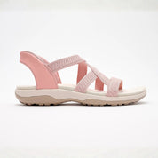 OrthoFlow™ | Knit Crossover Comfort Sandals