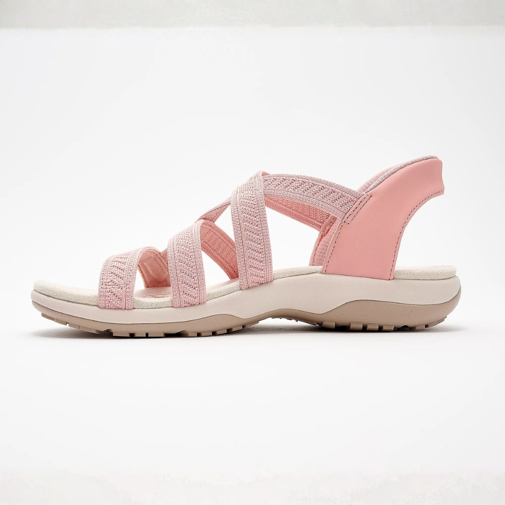 OrthoFlow™ | Knit Crossover Comfort Sandals