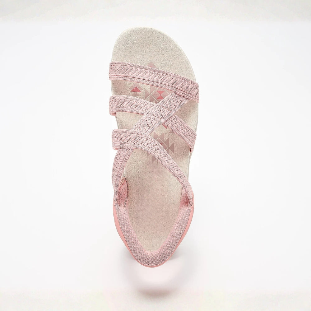 OrthoFlow™ | Knit Crossover Comfort Sandals