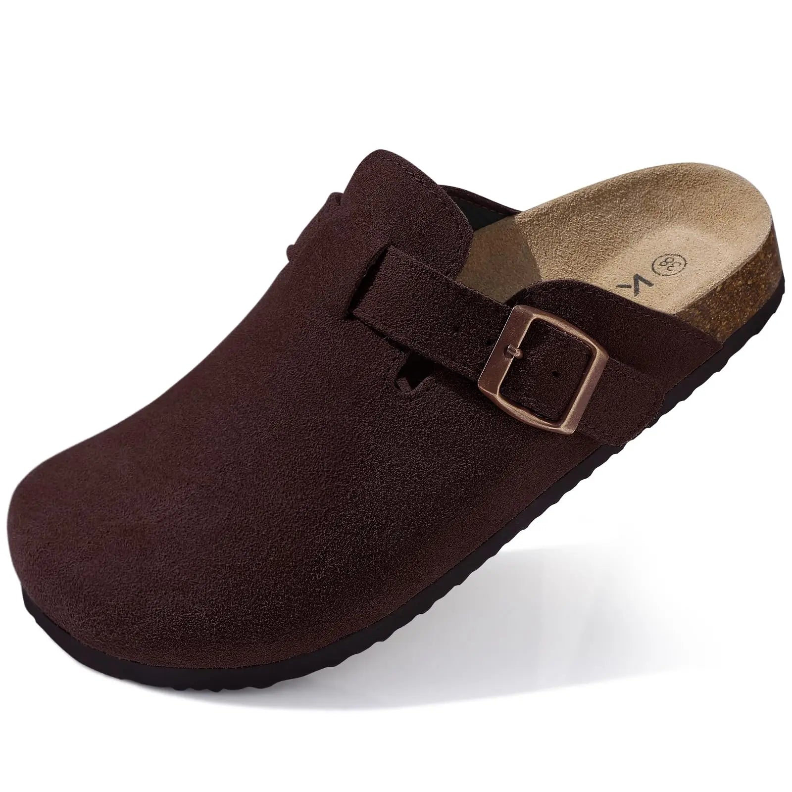 OrthoFlow™ | Orthopaedic Suede Cork Footbed Clogs