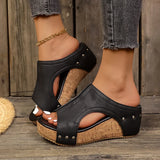 OrthoFlow™ | Studded Wedge Sandals