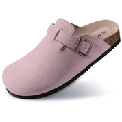 OrthoFlow™ | Orthopaedic Suede Cork Footbed Clogs
