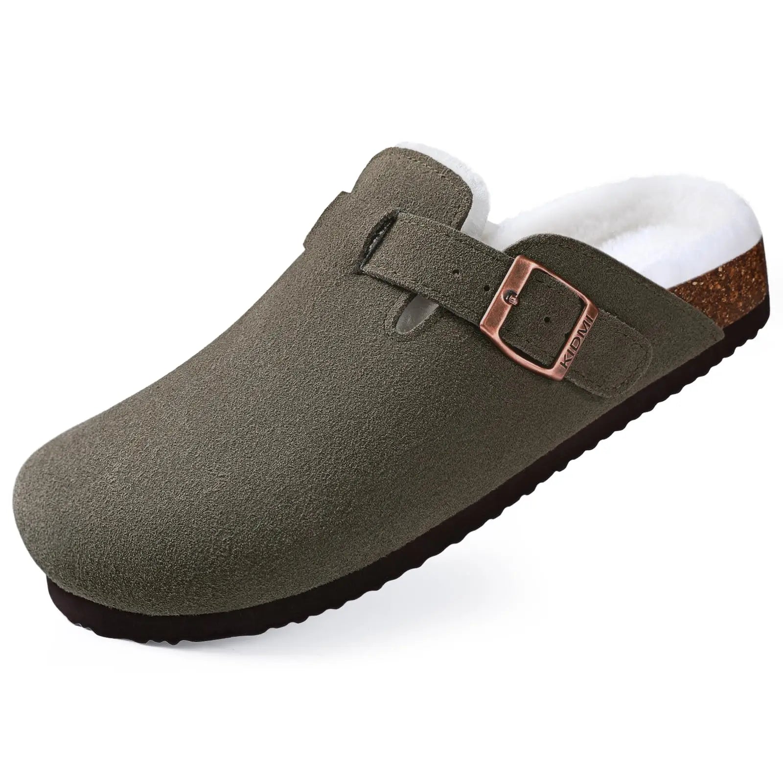 OrthoRest™ | Orthopaedic Indoor Suede Cork Fleece Footbed Clogs