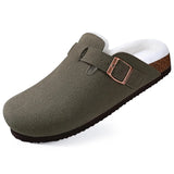 OrthoRest™ | Orthopaedic Indoor Suede Cork Fleece Footbed Clogs