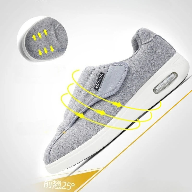 OrthoPath™ | Diabetic Memory Foam Wide Fit Walking Shoes