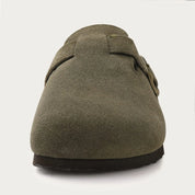 OrthoFlow™ | Orthopaedic Suede Cork Footbed Clogs