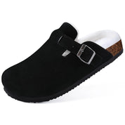 OrthoRest™ | Orthopaedic Indoor Suede Cork Fleece Footbed Clogs