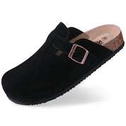 OrthoFlow™ | Orthopaedic Suede Cork Footbed Clogs