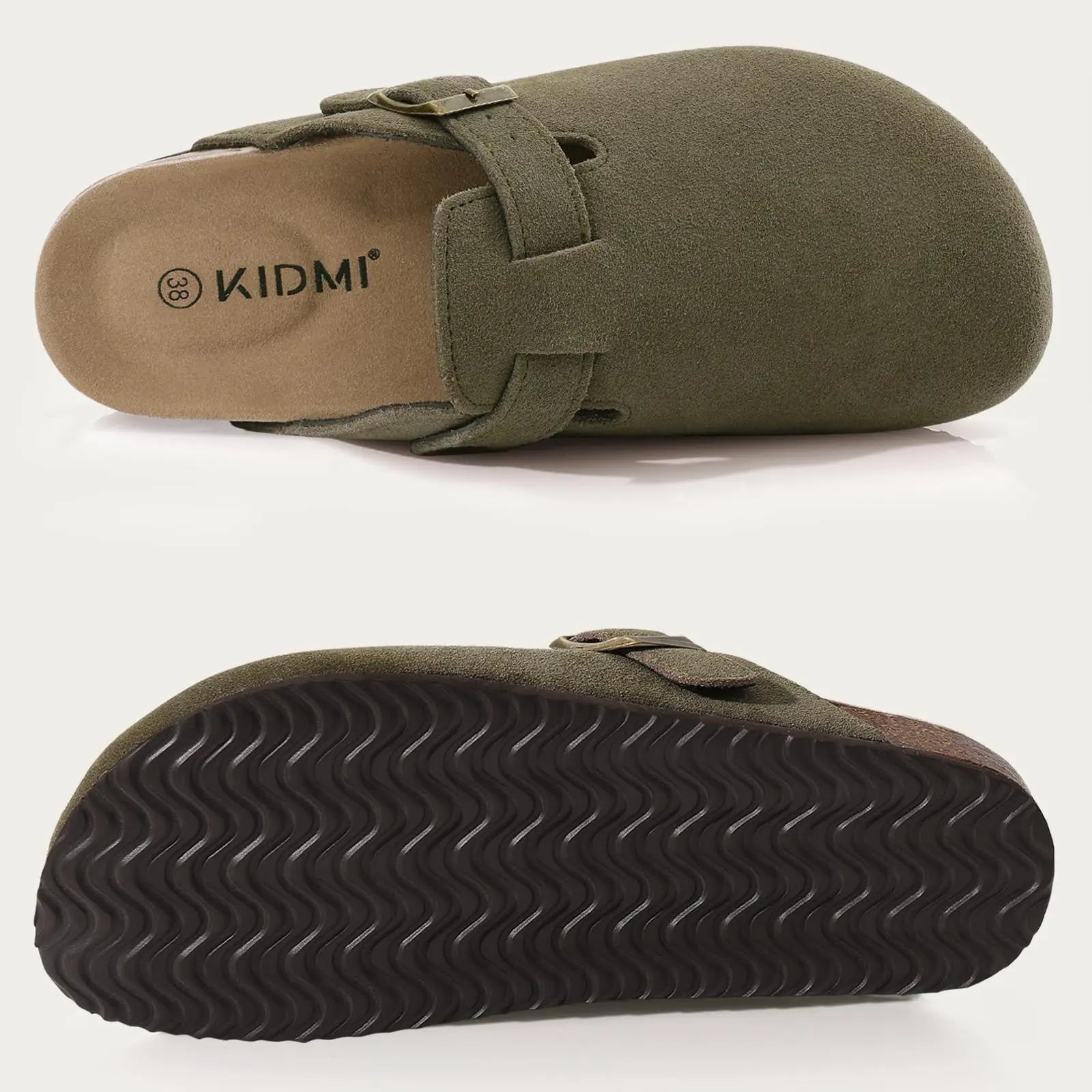 OrthoFlow™ | Orthopaedic Suede Cork Footbed Clogs