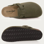 OrthoFlow™ | Orthopaedic Suede Cork Footbed Clogs