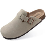 OrthoFlow™ | Orthopaedic Suede Cork Footbed Clogs