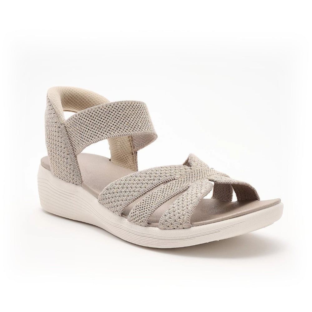 OrthoFlow™ | Stretch Knit Wedge Sandals