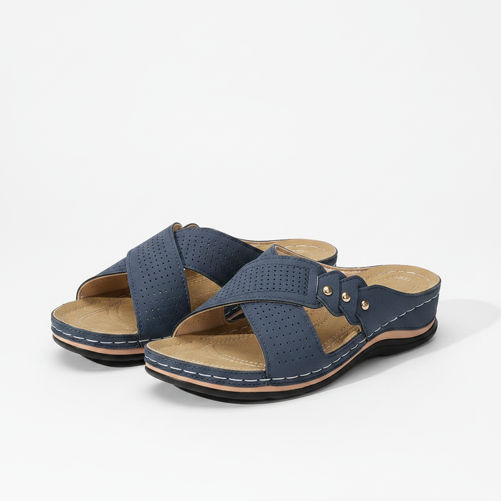OrthoFlow | Stylish Orthopedic Wedge Sandals