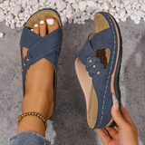 OrthoFlow | Stylish Orthopedic Wedge Sandals