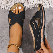 OrthoFlow | Stylish Orthopedic Wedge Sandals