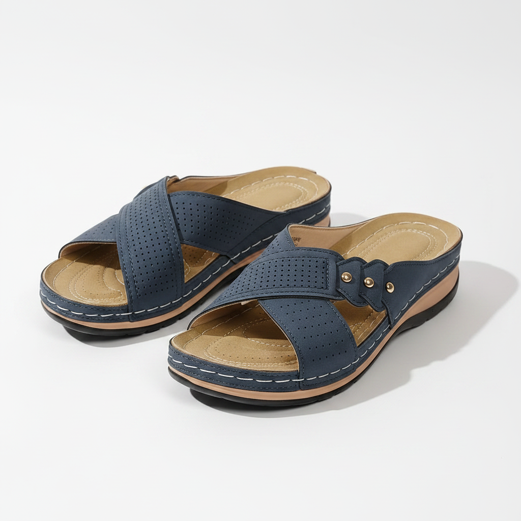 OrthoFlow | Stylish Orthopedic Wedge Sandals